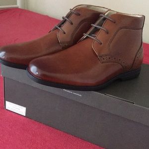 Boys brown dress shoes